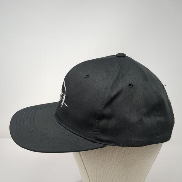 Camel Snapback Cap Black One Size Adjustable Embroidered Vintage - Picture 3 of 8